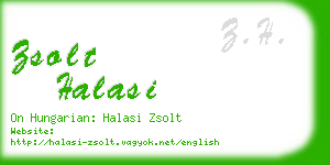 zsolt halasi business card